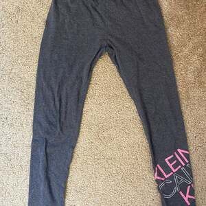 Calvin Klein Performance Girls Gray Logo Jogger Sweatpants